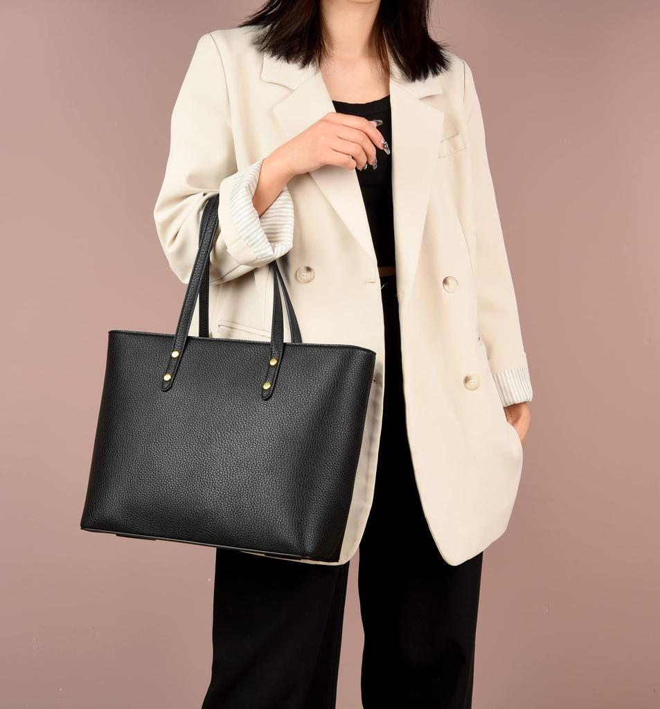 [FSD.WG] Women's Tote Bag Business Bag Stylish Popular 2-Way Handbag Commuting To School Large Capacity Leather Birthday Gift