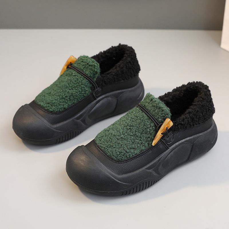 

[Customized] XFL26 Winter 2025 Fleece Low Top Trend Warm Student Cotton Shoes Plush Home Leisure Hundred 40