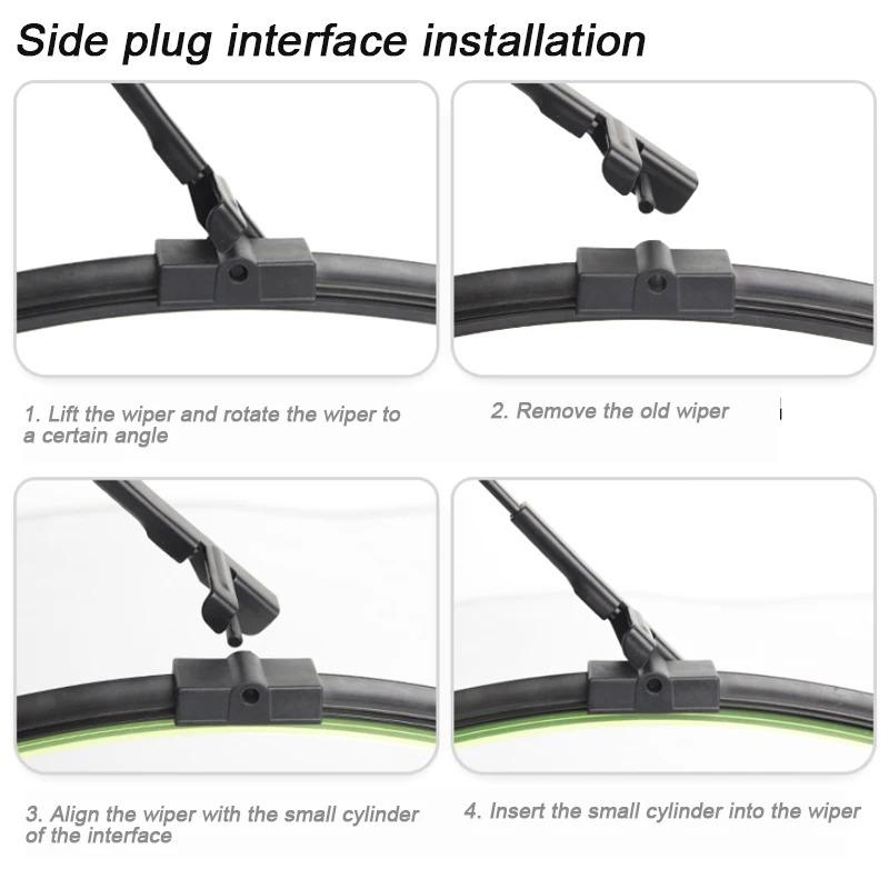 2PCS Car Blade Windshield Rubber Wiper For SWM 01 G01F G05 PRO 2023-2026 Cleaning Protect Auto External Accessory