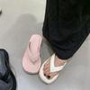 Fashion Summer Women Casual Clip Toe Slippers Comfort Platform Flats Beach Vacation Slides Flip Flops Shoes Zapatos De Mujer