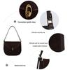 JOGUJOS Women's Genuine Leather Large Capacity Shoulder Bag - Fashionable Underarm Handbag for Commuting