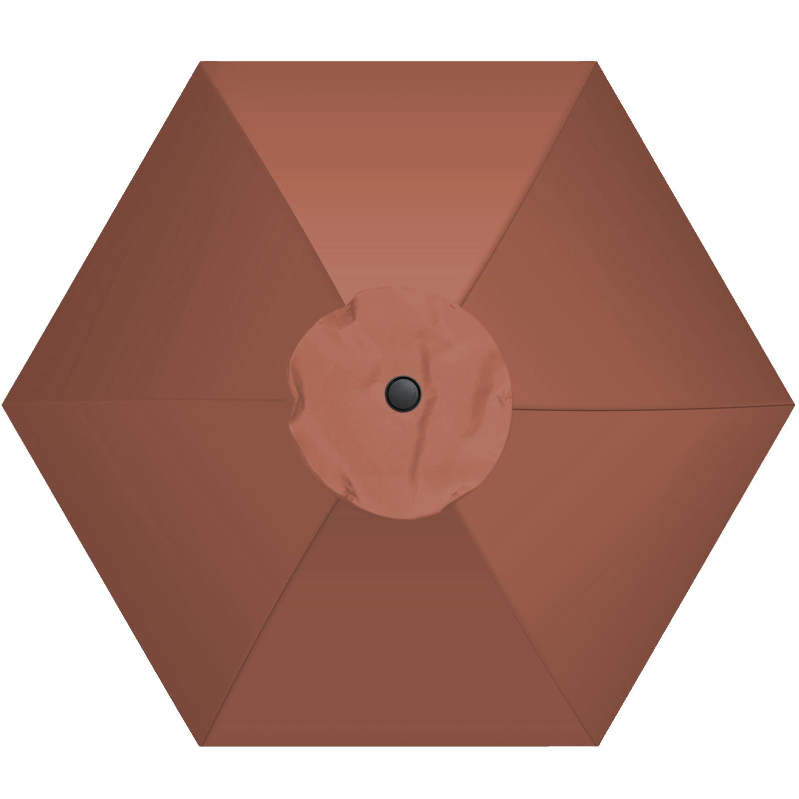 

Запасной купол для патио-зонтика, полиэстер, уличный, для двора, дождестойкий, солнцезащитный зонтик для улицы, пляжа, сада кофейный