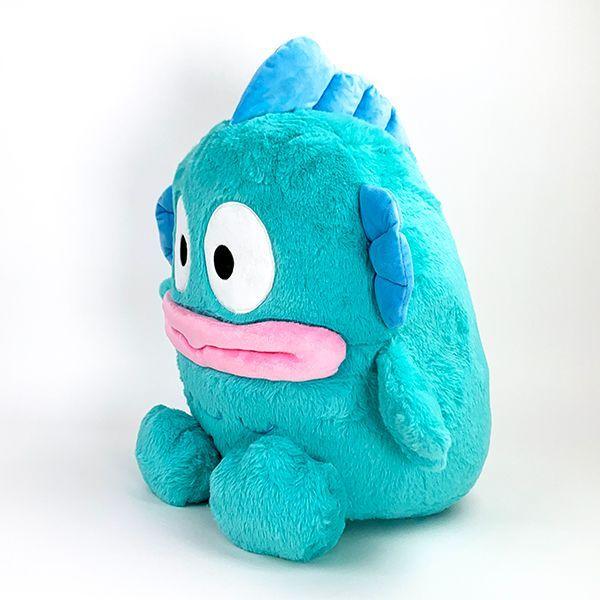 Sanrio Characters Fluffy Hangyodon L Plush Interior Big Size Blue