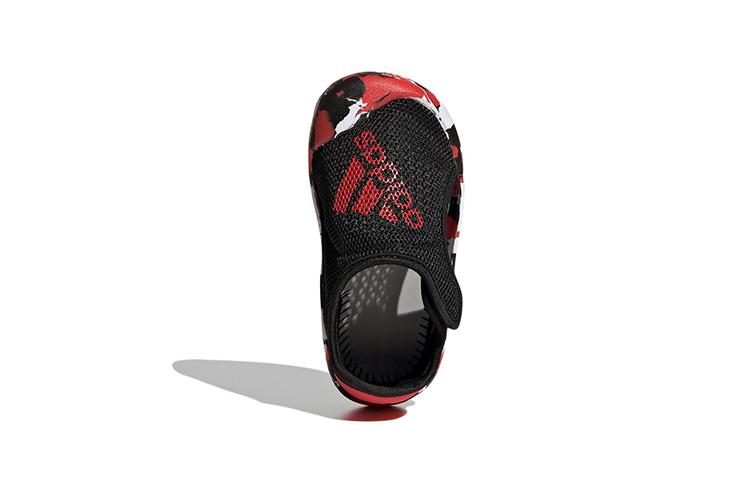 Adidas Altaventure 2.0 Comfortable Abrasion Resistant Breathable Low top Toddler Shoes Black Red Infant And Toddler GY9376