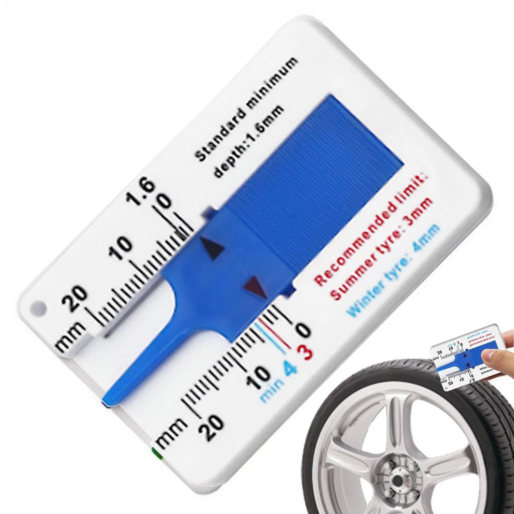 Truck Tire Depth Gauge, Auto Tire Tread Gauge, Tire Groove Depth Measurement Tool |