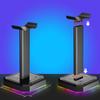 1 Set Headphone Backlight Aluminum Headphone Stand RGB Display Bracket Vertical Gaming Headset