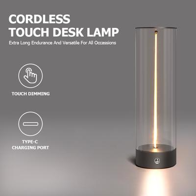 Lampada Magnetica Design Minimalista Creativo Controllo Touch Lampada da Scrivania Magnetica Ricaricabile Torcia USB Moderna Senza Fili