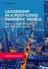 The Leadership In a Post-COVID Pandemic World Book