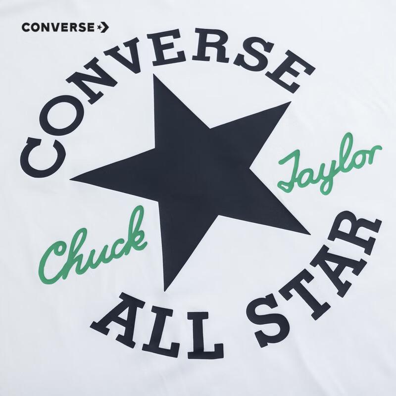 Converse 2024 Summer Kids' Unisex Loose Casual Round Neck T-shirt