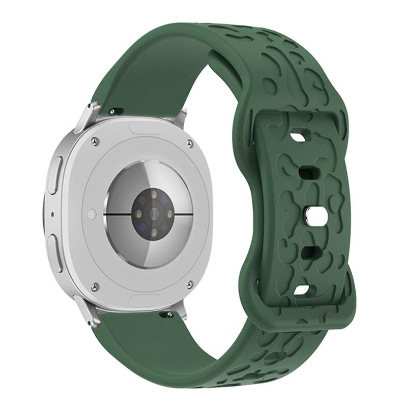 Silicone Strap For Samsung Galaxy Watch8 Classic 46mm/Watch8 44mm/40mm Leopard Texture Watch Band