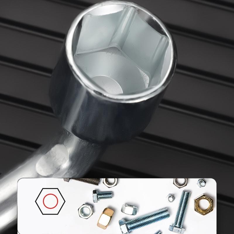 17/19/21/22/23/24mm Cheie de roată cu capăt crestat, unealtă de reparație, unealtă pentru schimbarea anvelopei pentru anvelopă de mașină, camion