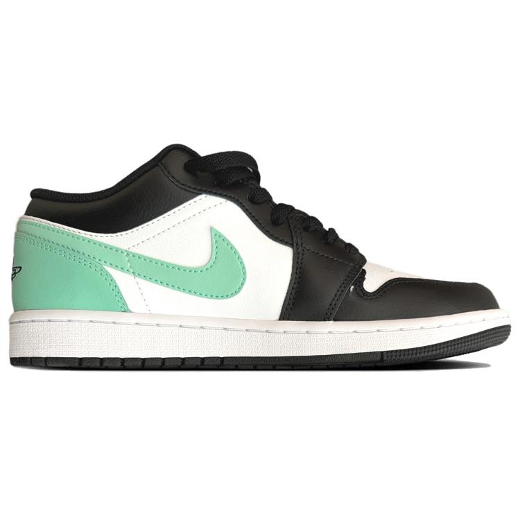 Jordan Air Jordan 1 Vintage Basketball Shoes Men's Low top Green/White 553558-131(Team56-hello)