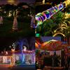 33ft/10m Led String Light 8 Modes Dimmable Waterproof Multi-color Outdoor Rope Strip Light With Remote Control