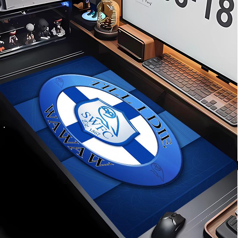 Sheffield Wednesday Football Pattern Mouse Pad Non?Slip Rubber Base Gaming Mousepad For Desk Office Home