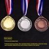 Gold Silver Bronze Award Medal Winner Reward Encourage Badge Competitions Prizes Outdoor Kids Games Toy with Ribbon School Party