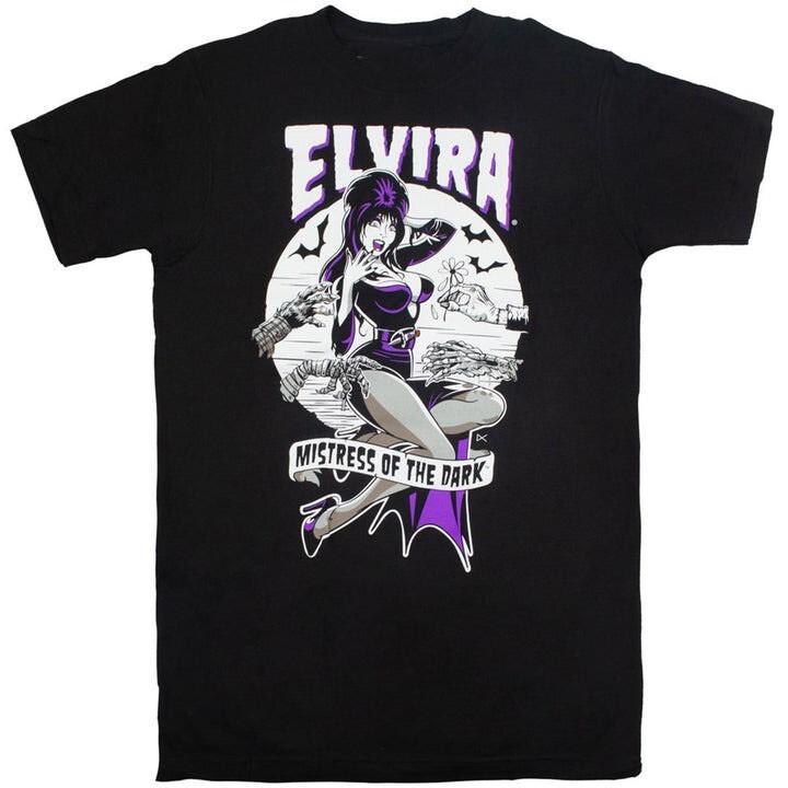 new Elvira Mistress of The Dark Horror Movie Full Size Shirt Unisex T-Shirt XL