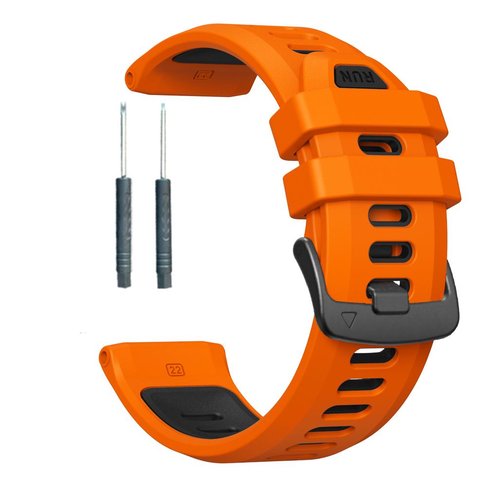 Silikon-Uhrenarmband für Garmin Forerunner 970 965 955 945 935 745 Sport Ersatz-Armband Gummi-Armband Zubehör