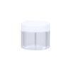 100ml Wide Mouth PET Plastic Travel Bottle & 250ml Transparent Cream Jar with Inner Cover