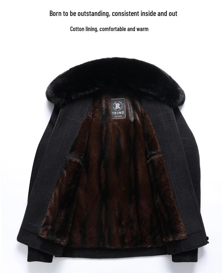 Woodpecker 2025 Men's Spring/Autumn Casual Business Jacket for Middle-Aged and Elderly Fathers