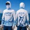 Fishing Hoodie Shirt Men Long Sleeve Protection Face Mask Quick Dry Sun Shirt Performance Fishing Jersey Sailfish