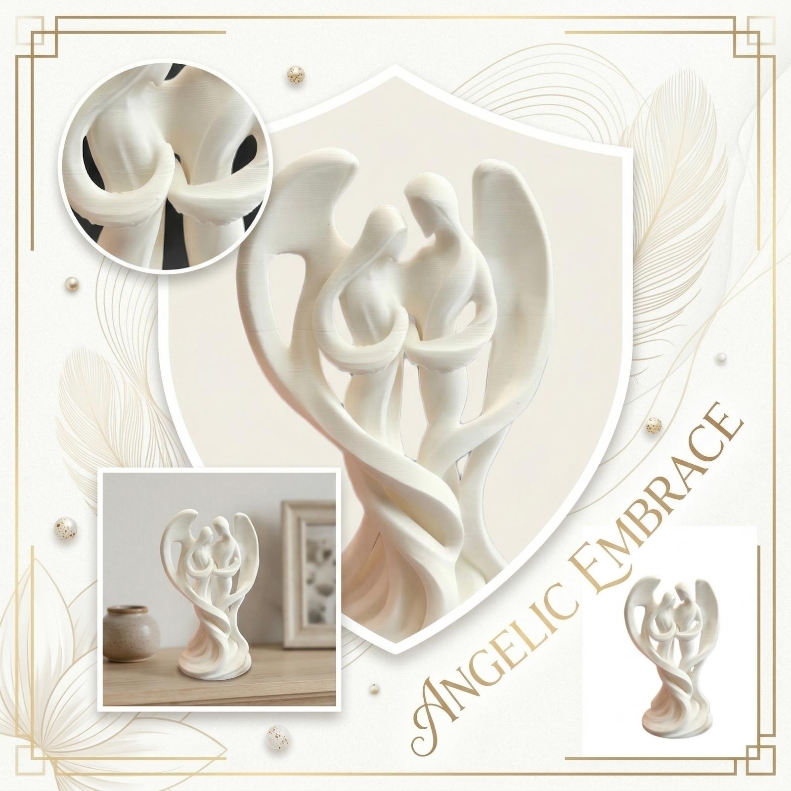 3D Printed Mother And Child Statue Ornament, Mother s Day Desktop Decoration one size