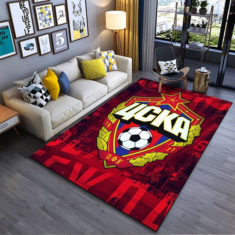 CSKA Football Team Emblem suitable as a non-slip mat for the living room or bedroom sofa