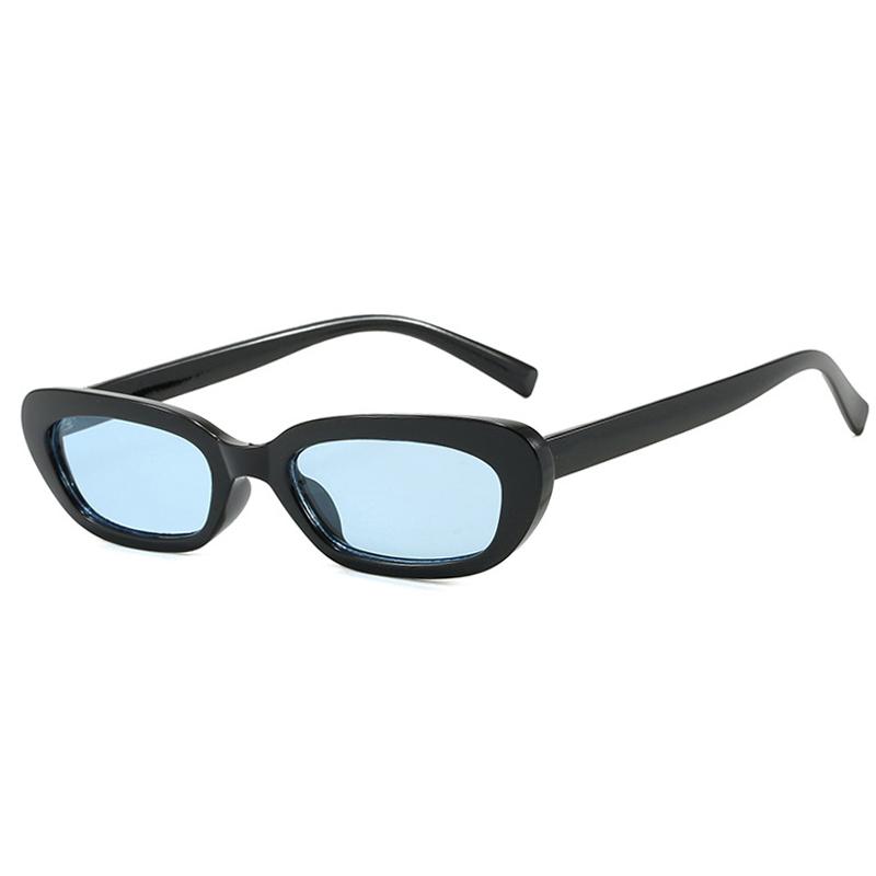 New Retro Small Rectangle Candy Color Sunglasses Women Fashion Trending Rivets Men Leopard Sun Glasses Shades UV400