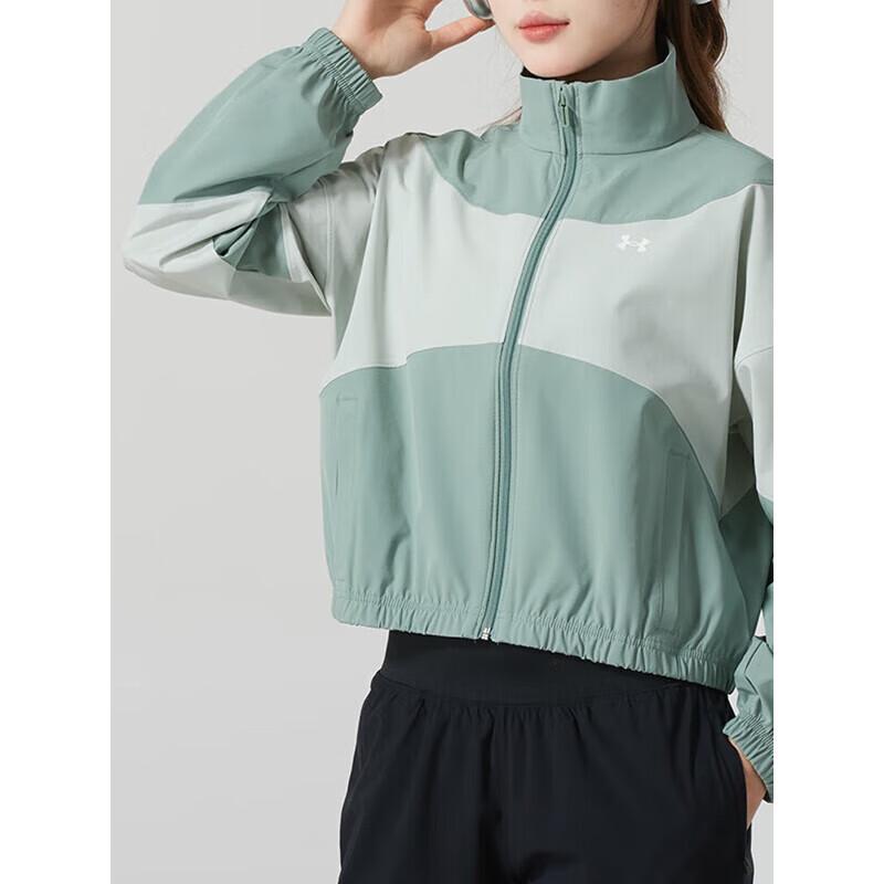Under Armour Women s Woven Stand Collar Jacket M