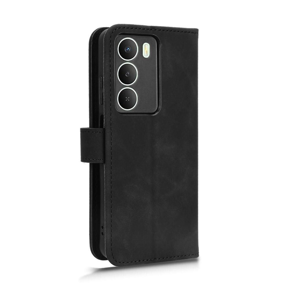 For Realme 14x 5G Leather Case Skin Feel Anti Drop Wallet Flip Phone Cover