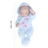 10-inch Reborn Baby Doll, Soft Silicone, Delicate Face, Detailed Design, Includes Pajamas, Washable, Realistic Baby Doll, Blue Eyes Closed, for Kids,