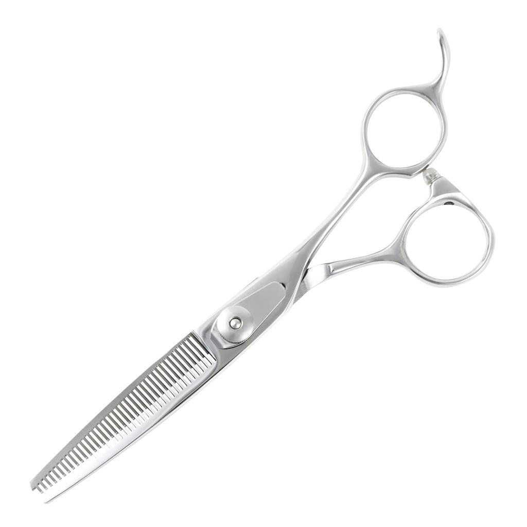 DEEDS Thinning Forged Professional Thinning Ideal for Hairdressers and Haircutters JP-02 Scissors, 2-Piece Set, 35% Offset, Finish, Scissors,