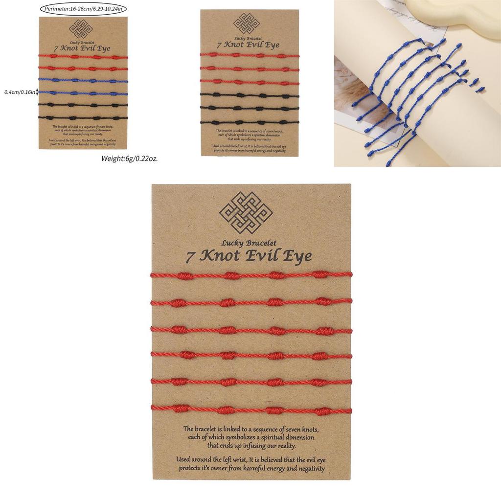 Boho Style Handmade Woven Bracelets With Adjustable Fit For Women