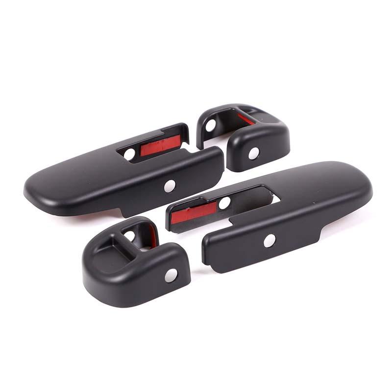 ABS Matt Black Car Hood Side Hinge Cover Decorative Stickers For Hummer H2 2003-2009 Car Exterior Accessories
