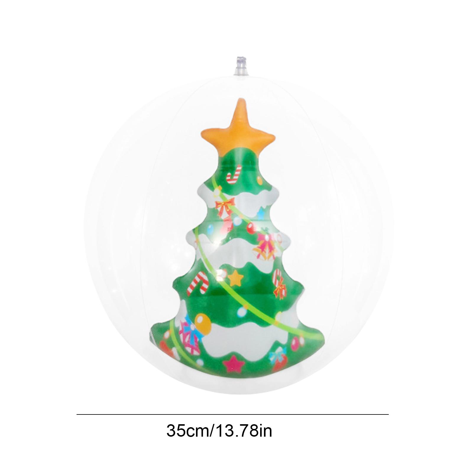 

Christmas Inflatable Ball PVC Bell Giant Inflatable Balls Christmas Decorations for Home Xmas New Year Outdoor Balloon Decor as shown