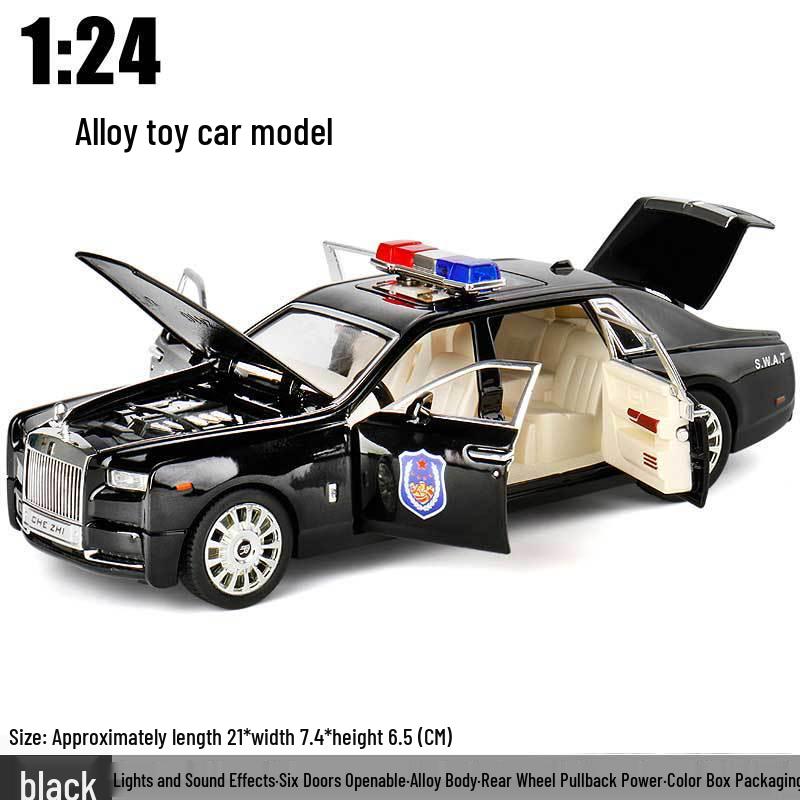 

Чжи 1:24 Фантомный Звездное Небо Сплав Игрушечная Машина со Звуком и Светом, Инерционный Механизм и 6 Открывающихся Деталей