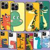 A Whimsical Dinosaur Phone Case For Iphone 17 Air 15 Pro 14 Plus 16 Pro Max 17E 16E 12 13 Mini 11 Cover Cute Fundas