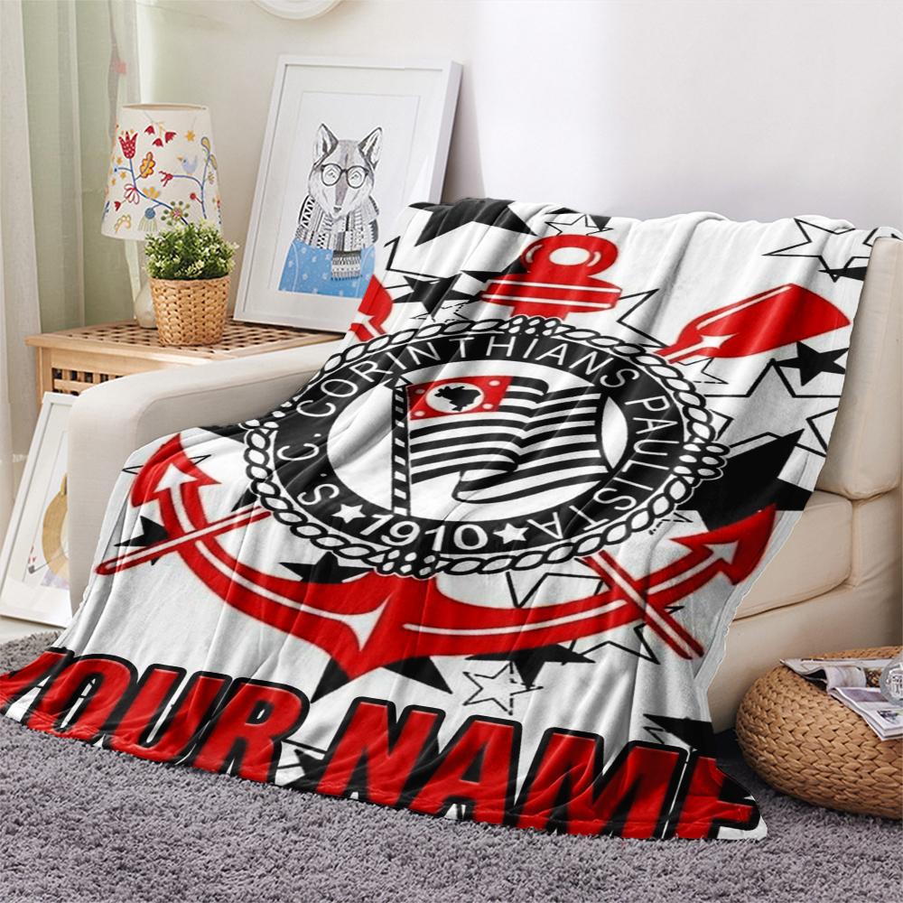 1PC Custom Name Corinthians Patterned Flannel Blanket Suitable For All Seasons for Home Decor Warmth and Comfort Gifts Holiday Present