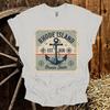 Vintage Rhode Island T-Shirt Ocean State Anchor Design | Retro Nautical USA State Graphic Tee | Est 1636 Coastal New England Shirt