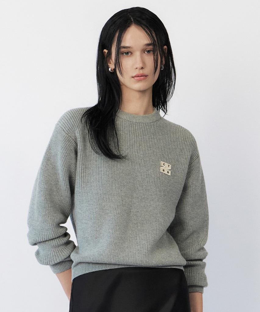 CITYBREEZE Logo Wappen Hacci Knit_7 Colors (C Type)