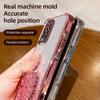 KEYSION Shockproof Plating Phone Case for Samsung A12 A22 4G Clear Soft TPU Glitter Jewelled Swan kickstand Back Cover for Galaxy M12