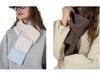 Louvre Lambswool Patchwork Scarf - Warm & Comfortable, Japanese Fashion for Autumn/Winter