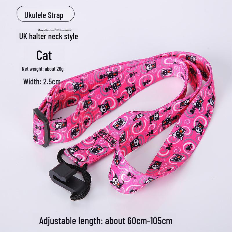 Breite Holz-Gitarrenschultergurte im Ethno-Stil - Polyester bedruckt für E-Gitarren (Vereinigtes Königreich).