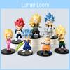 Dragon Ball Super Saiyan Goku And Vegeta Pvc Figure Set With Collectible Display For Anime Fans