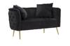 Sofa Bucharest Black Cm 127X74X71