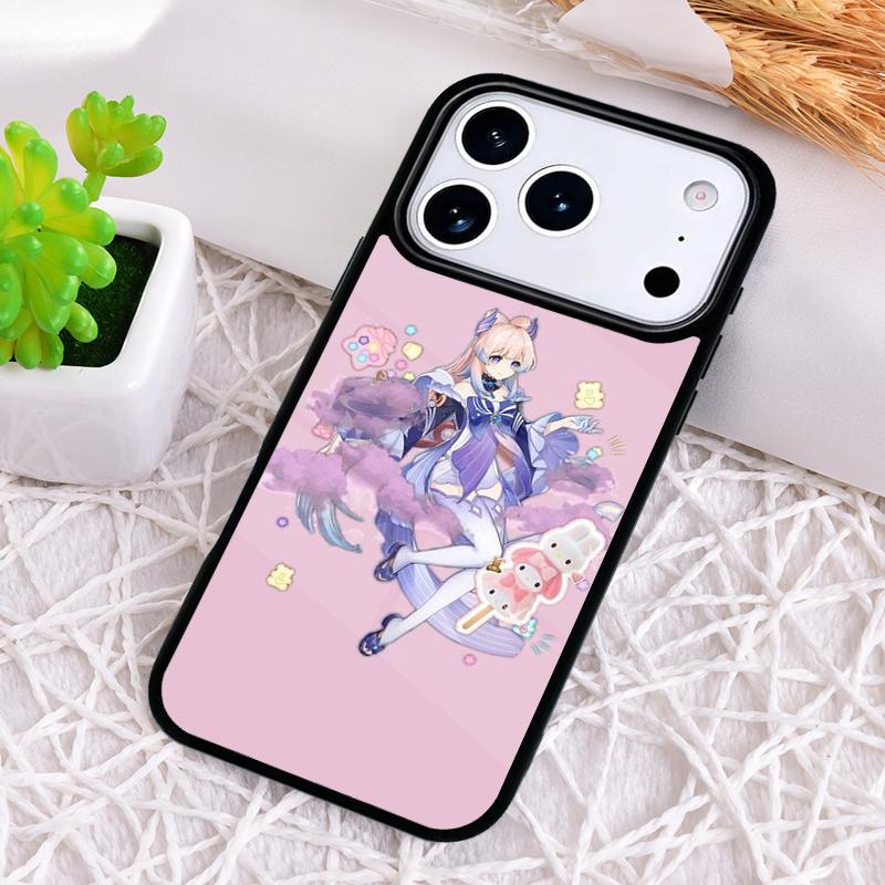 Genshin Impact Sangonomiya Kokomi soft Phone Case for iPhone 17 Air 16 15 11 12 14 13 Pro Max Shockproof Cover