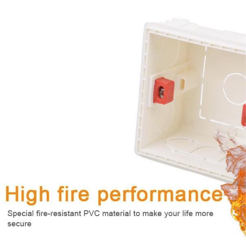 Boutique Appliance Installation Box Flame Retardant Assembly Hidden Inner Box Universal Waterproof Utility Wall Switch Wiring