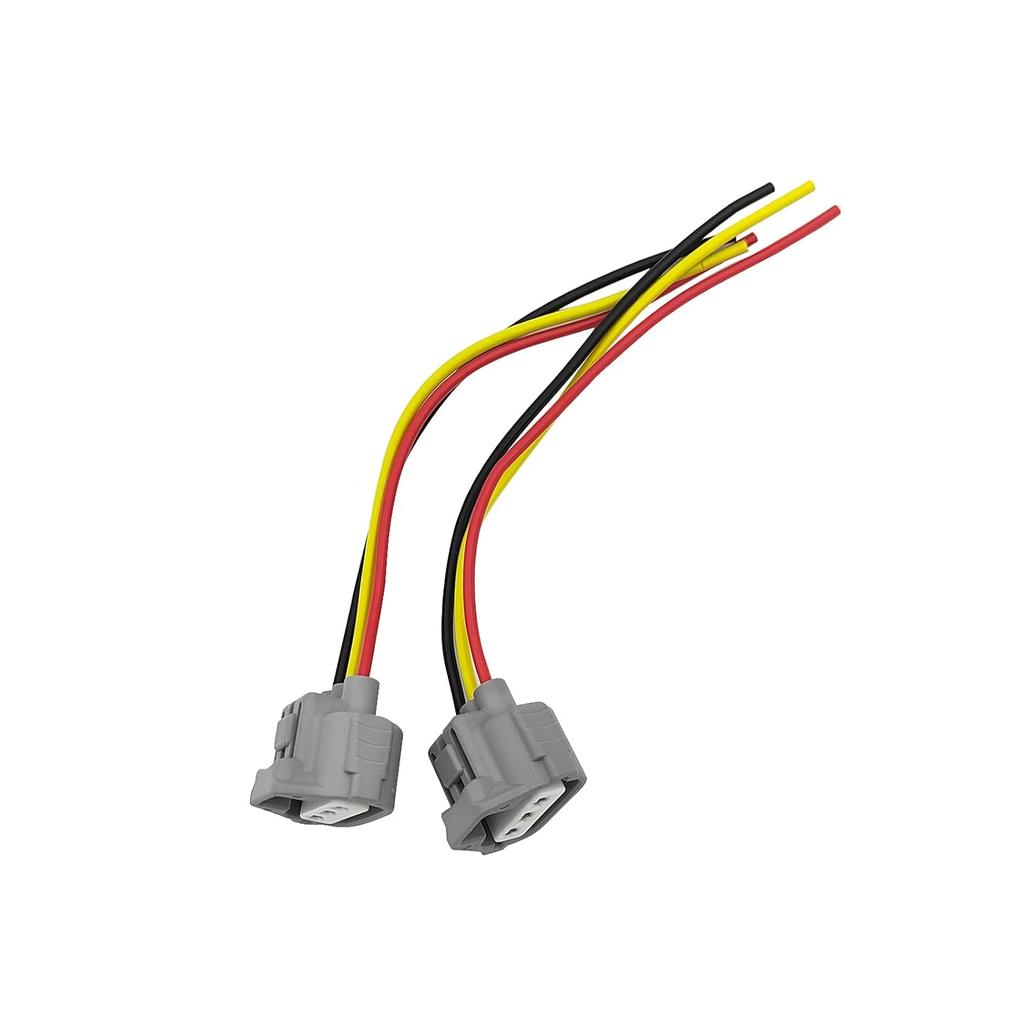 2Pcs Connector Plug Wire Pigtail Harness Fits for Toyota Corolla Camry Avalon Turn Signal Corner Headlight, Replace 90980-11020