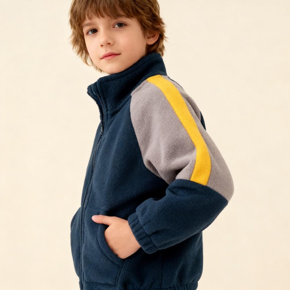 Boys Jackets Autumn Fleece Coats Winter Thermal Fleece Jacket for Children 1 2 3 4 5 6 7Yrs Kids Coats Warm Korean Outerwear