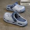 New couple hole shoes comfortable two wear sandals summer travel breathable sandals non-slip beach shoes straight hair