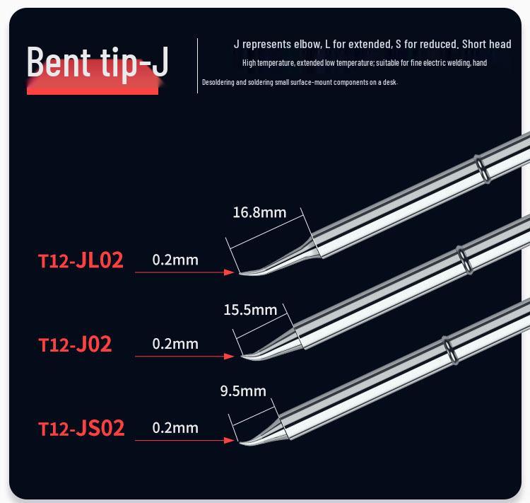 T12 Soldering Iron Tips: Models T12-B, T12-B2, B3, B4, T12-BL